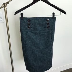 Express Wool Pencil Skirt
